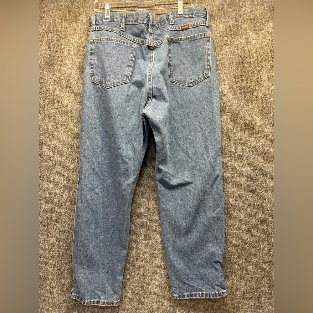 Vintage Rustler Indigo Denim Blue Jeans Size 38x29.5”